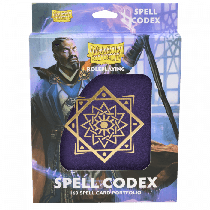 Dragon Shield Roleplaying Spell Codex Arcane Purple - Gap Games