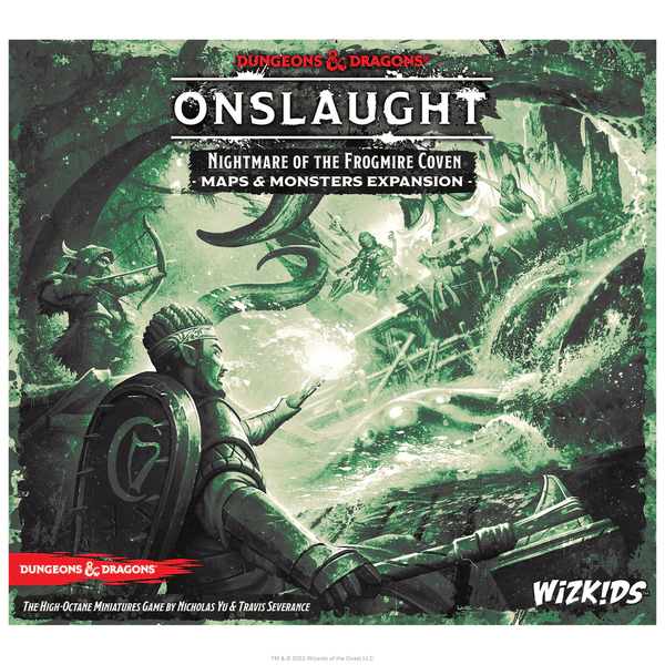 Dungeons & Dragons Onslaught Nightmare of the Frogmire Coven - Maps & Monsters Expansion - Gap Games
