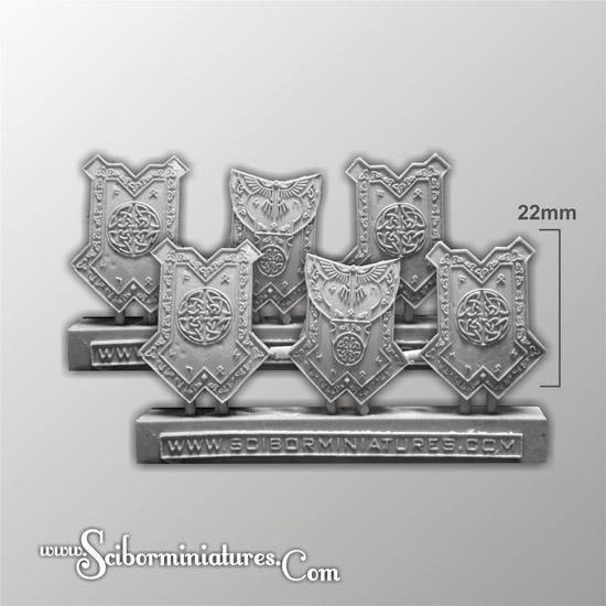 Dwarven Veterans Shields set1 (6) - Gap Games