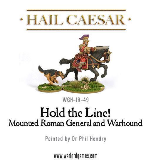 Early Imperial Romans: Mounted Roman General and Warhound - Gap Games