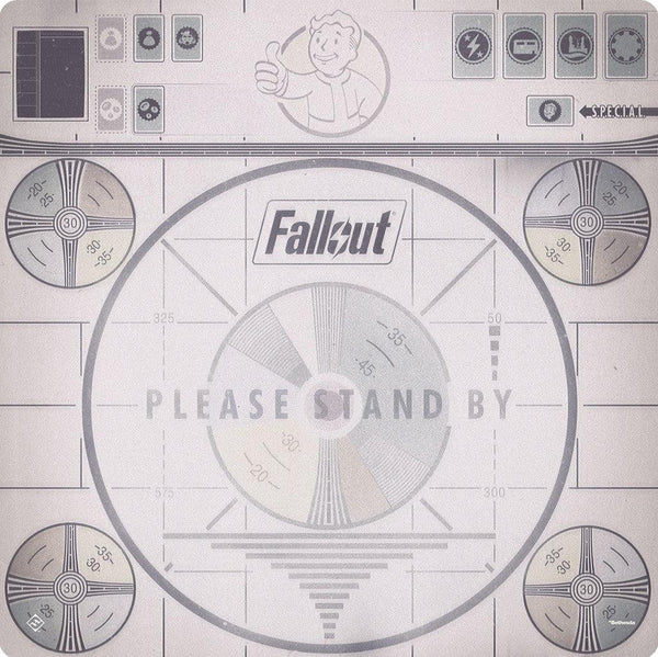 Fallout the Board Game - Please Stand By Gamemat - Gap Games