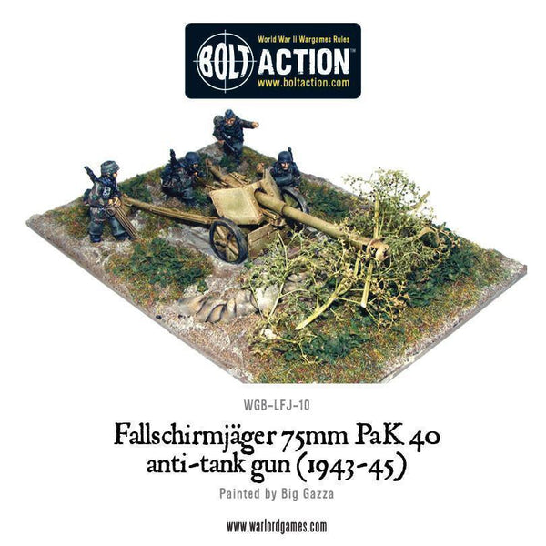 Fallschirmjager 75mm PaK 40 anti-tank gun (1943-45) - Gap Games