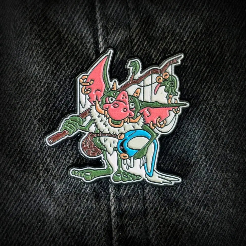 Rogue Hobbies - Fishing Goblin Pin Badge