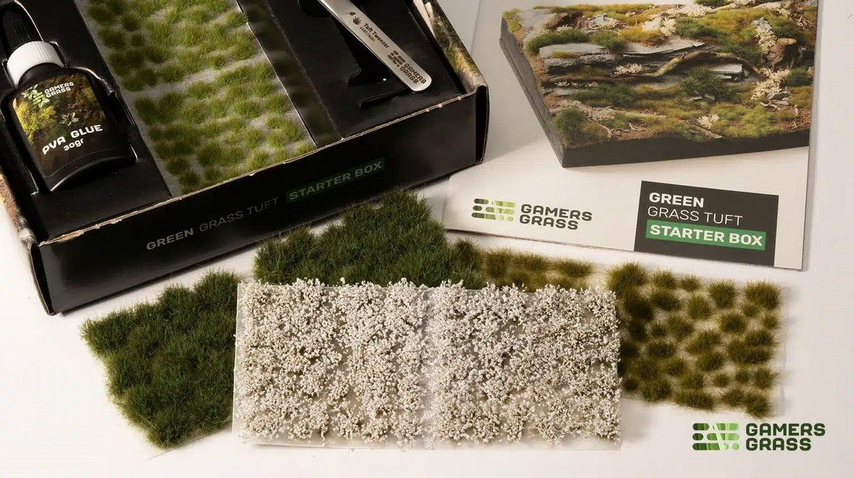 Gamer's Grass - Green Grass Tuft Starter Box - Gap Games