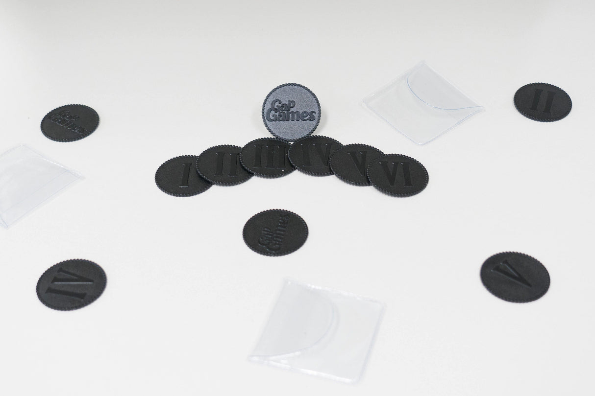 Gap Games Deluxe Metal 40mm Objective Tokens - Gap Games
