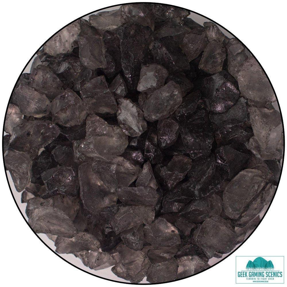 Glass Shards 4-10 mm dark gray - Gap Games