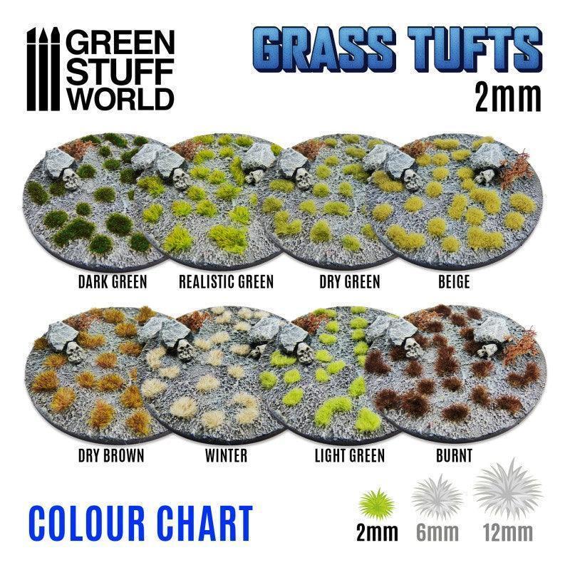 Grass Tufts - 2mm Self-Adhesive Realistic - Gap Games