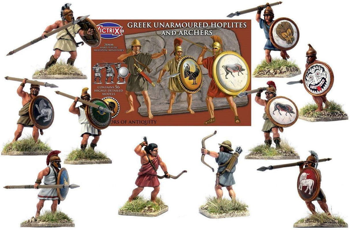 Greek Unarmoured Hoplites and Archers - Gap Games
