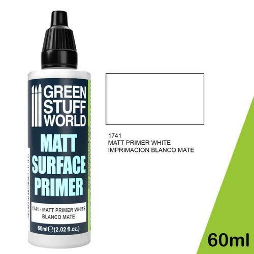 GREEN STUFF WORLD Matt Surface Primer 60ml - White - Gap Games