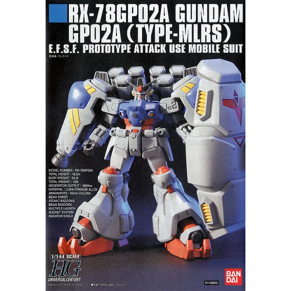 Bandai HGUC 1/144 GP02A MLRS Custom