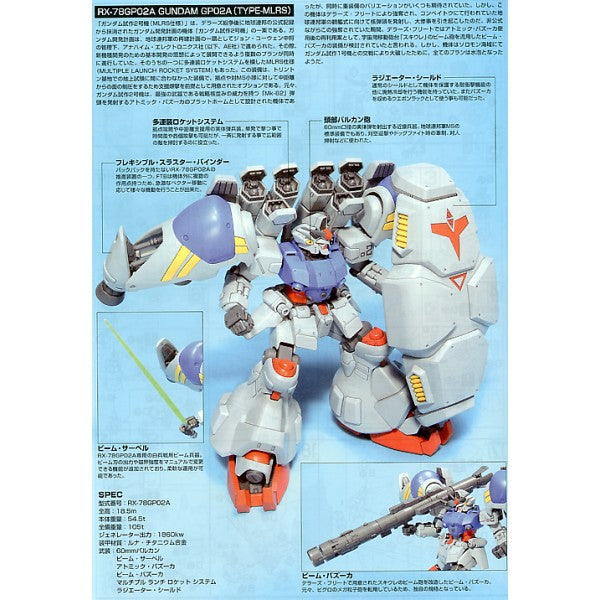 Bandai HGUC 1/144 GP02A MLRS Custom