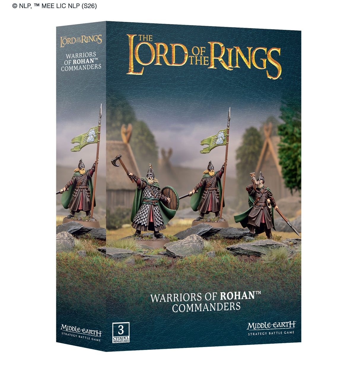 MESBG: Warriors of Rohan Commanders - Pre-Order