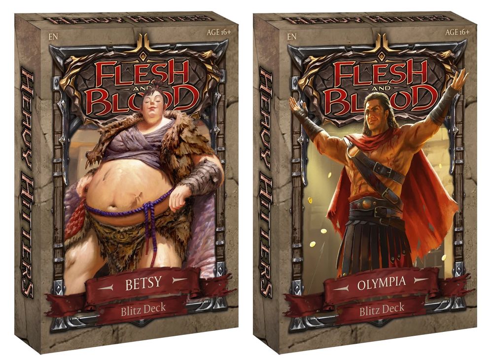 Flesh and Blood: Heavy Hitters – Blitz Deck Display