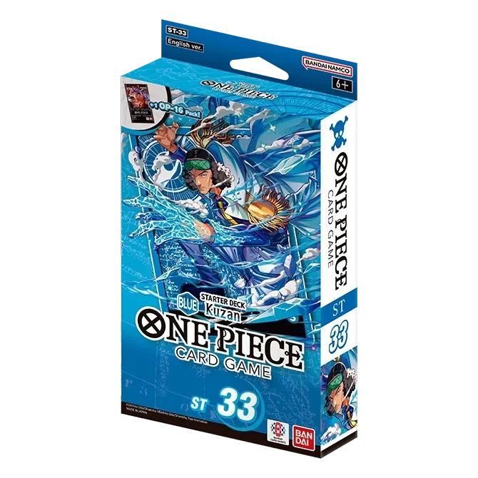 One Piece Card Game Starter Deck – Kuzan (Blue) - ST-33