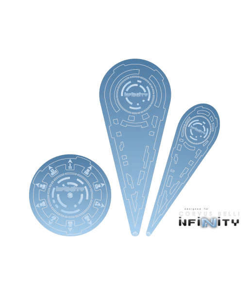 Micro Art Studio - Infinity Templates "Blue" (3) - Pre-Order
