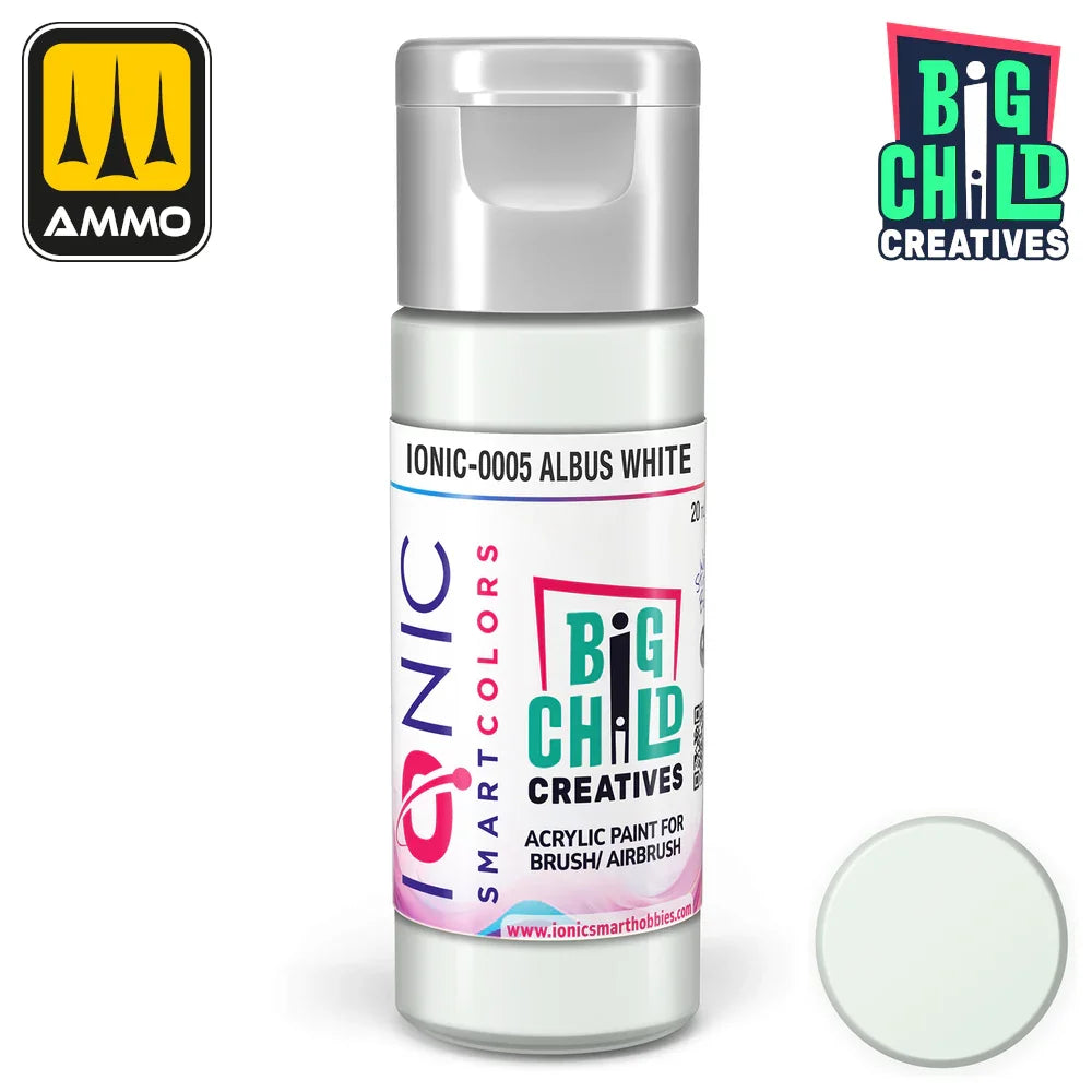 Ionic - Acrylic Paints - Albus White 20ml