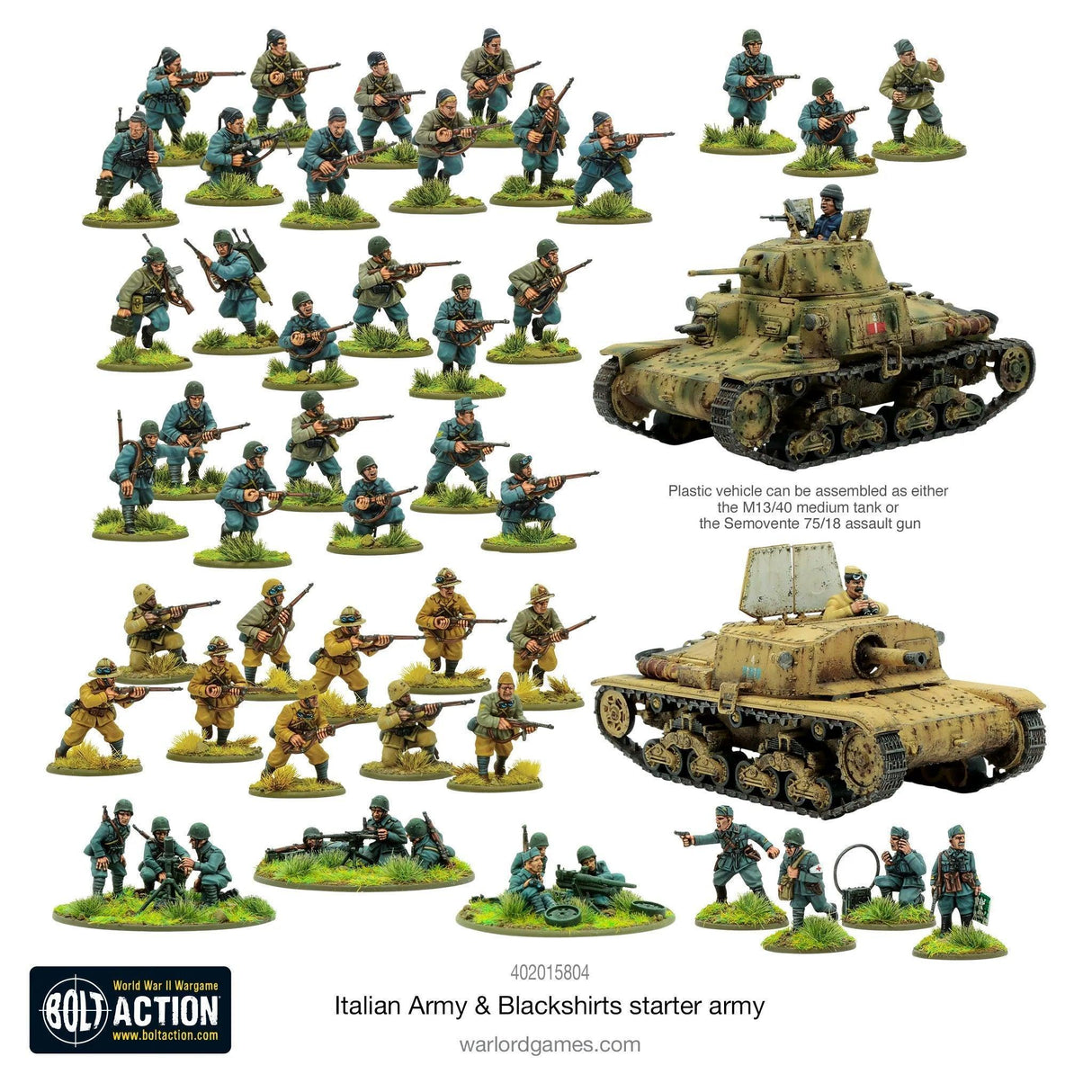 Italian Army & Blackshirts Starter Army - Gap Games