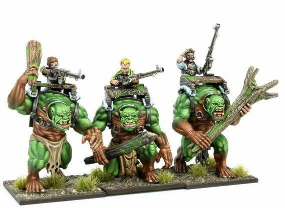 Kings of War: Forest Troll Gunners Regiment - Gap Games