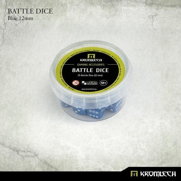 KROMLECH Battle Dice 25x Blue 12mm - Gap Games