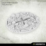 KROMLECH Old Town Ruins Oval 120mm Flyer - Gap Games