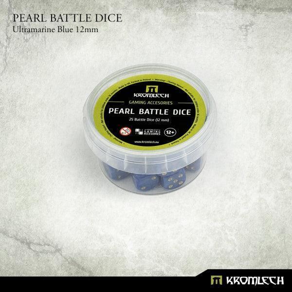 KROMLECH Pearl Battle Dice 25x Legion Ultramarine Blue 12mm - Gap Games