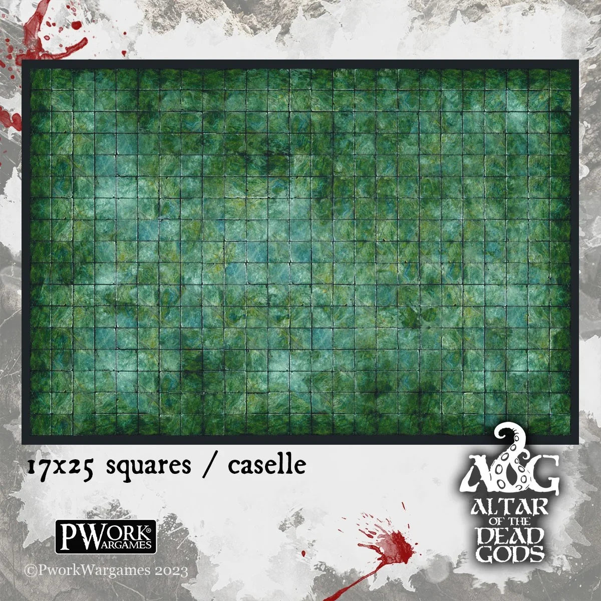 PWORK - Lost Temple - Altar of the Dead Gods Game Mat