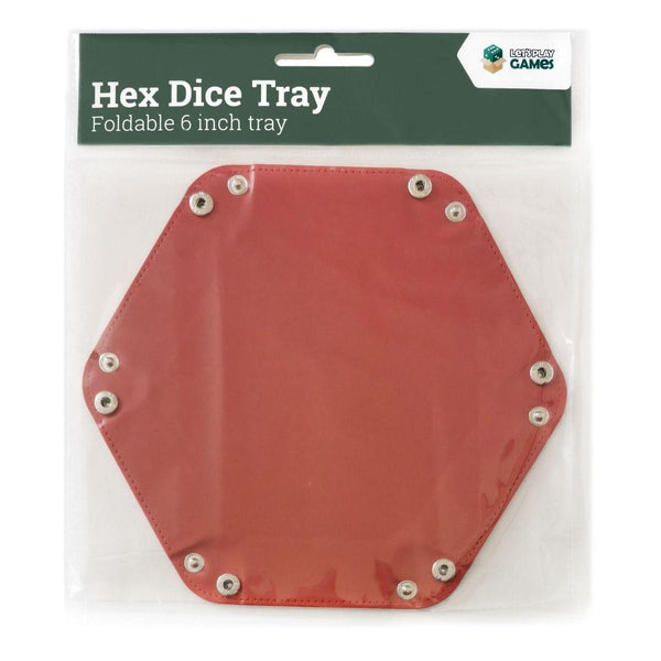 LPG Hex Dice Tray 6" Red - Gap Games