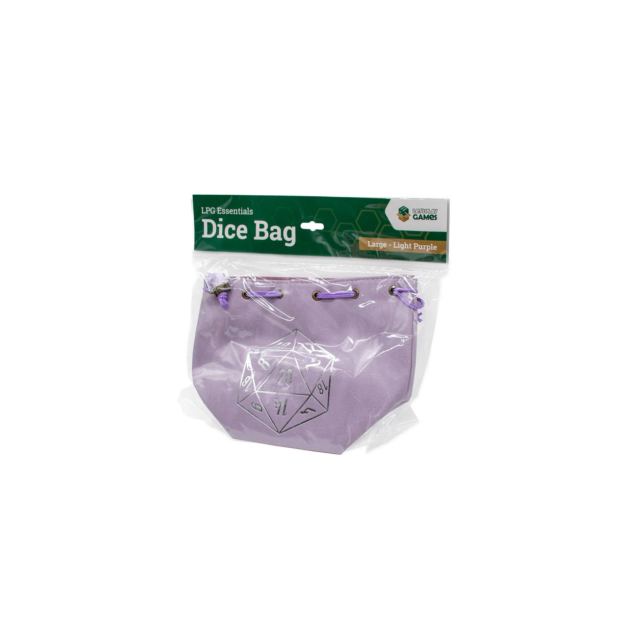 LPG Essentials Dice Bag Large Light Purple
