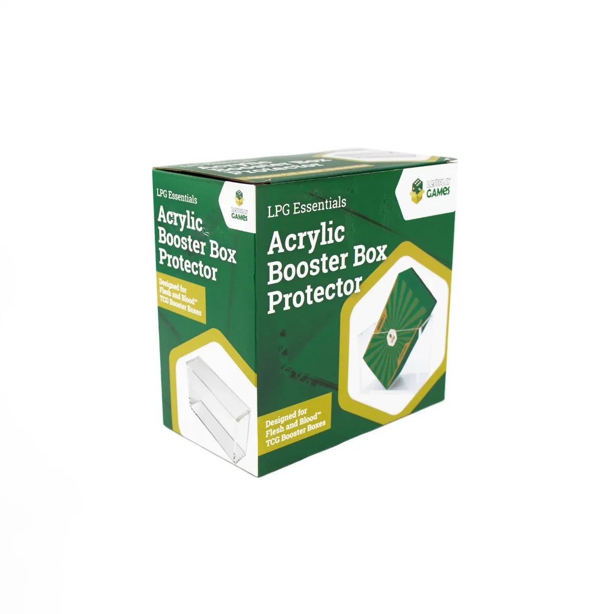 LPG Essentials Acrylic Booster Box Protector - Flesh and Blood Booster Box Size