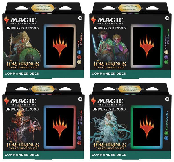 Magic the Gathering The Lord of the Rings Tales of Middle Earth Commander Decks - Gap Games