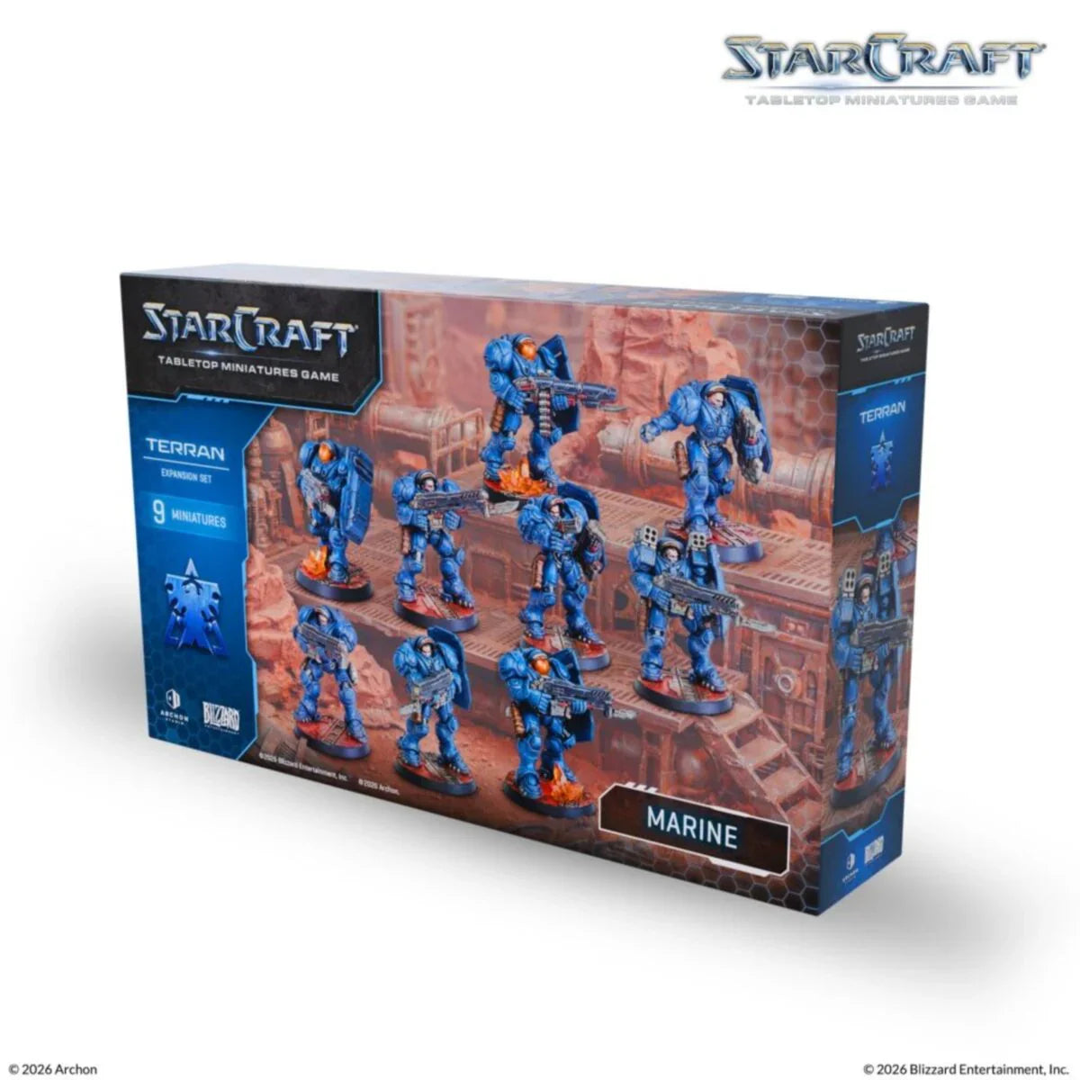Starcraft Miniatures Games: Terran - Marine - Expansion Set - Pre-Order