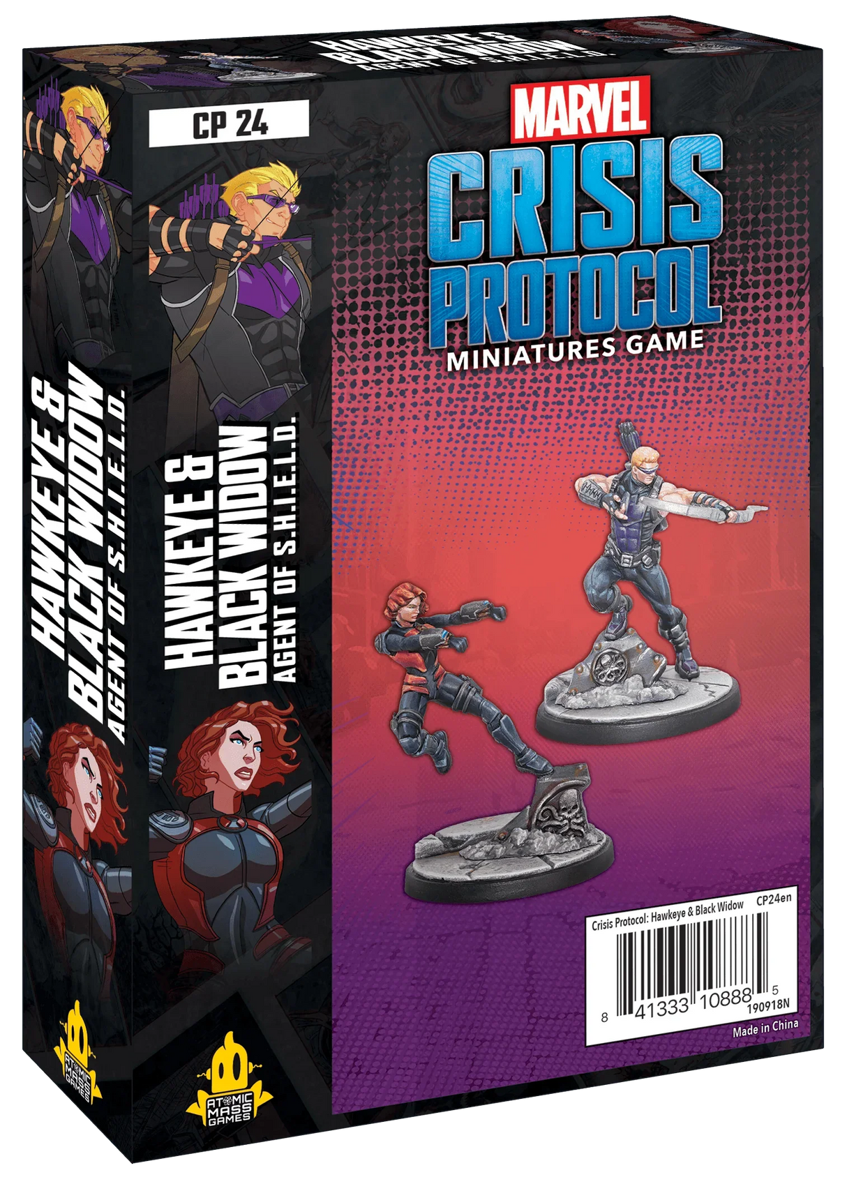 Marvel Crisis Protocol Hawkeye and Black Widow - Gap Games