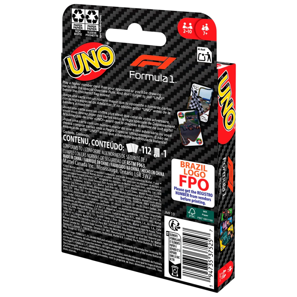 Uno Formula F1