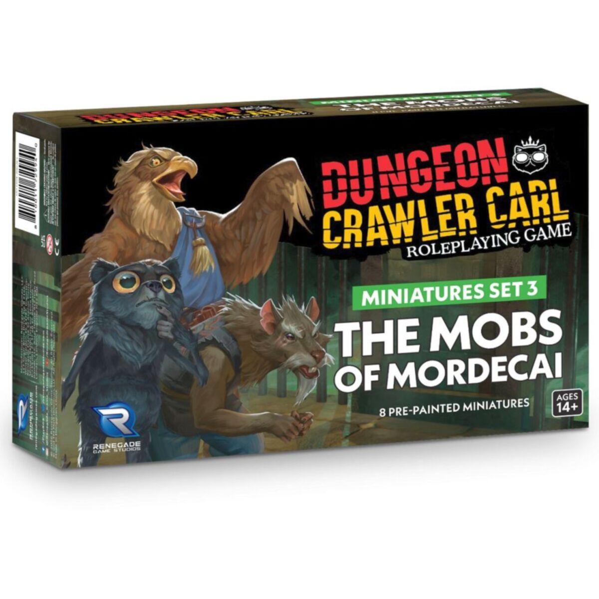 Dungeon Crawler Carl RPG - Mobs of Mordecai Minis Set 3 - Pre-Order