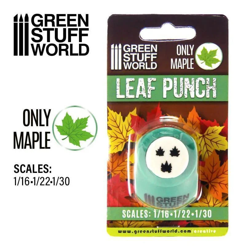 Miniature Leaf Punch MEDIUM GREEN - Gap Games