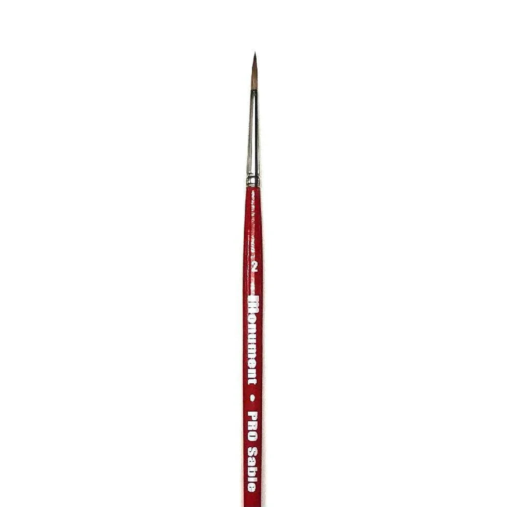 Monument Pro Sables - Sable Round Size 2 Brush - Gap Games