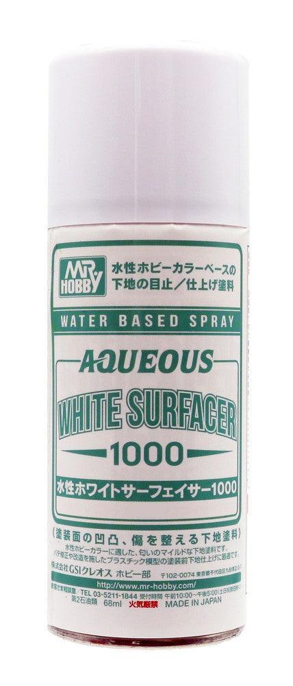 MR HOBBY Mr Aqueous Whire Surfacer 1000 Spray - Gap Games