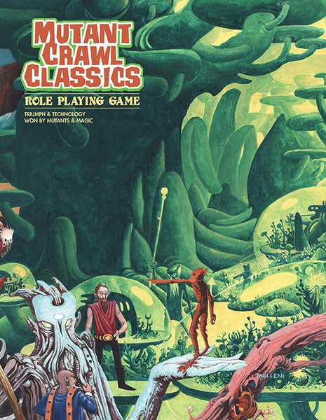 Mutant Crawl Classics Role Playing Game (MCC RPG) – Peter Mullen Cover - Gap Games