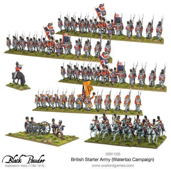 Napoleonic British starter army (Waterloo campaign) - Gap Games