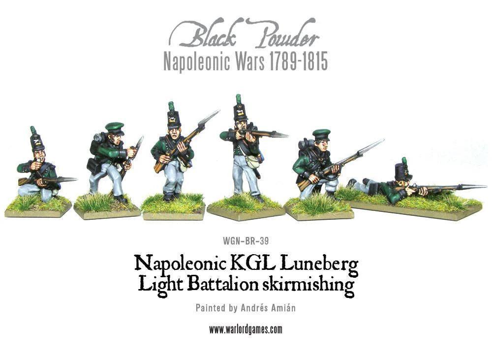 Napoleonic KGL Luneberg Light Battalion Skirmishing - Gap Games