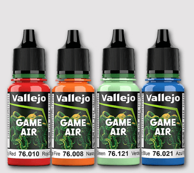 New Formula Vallejo Game Air Colour 18ml - Game Air - New Colours Range Bundle (60 droppers) - Gap Games