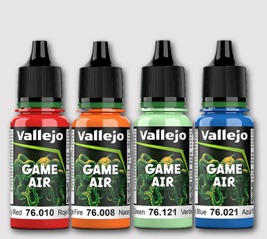 New Formula Vallejo Game Air Colour 18ml - Game Air - New Colours Range Bundle (60 droppers) - Gap Games