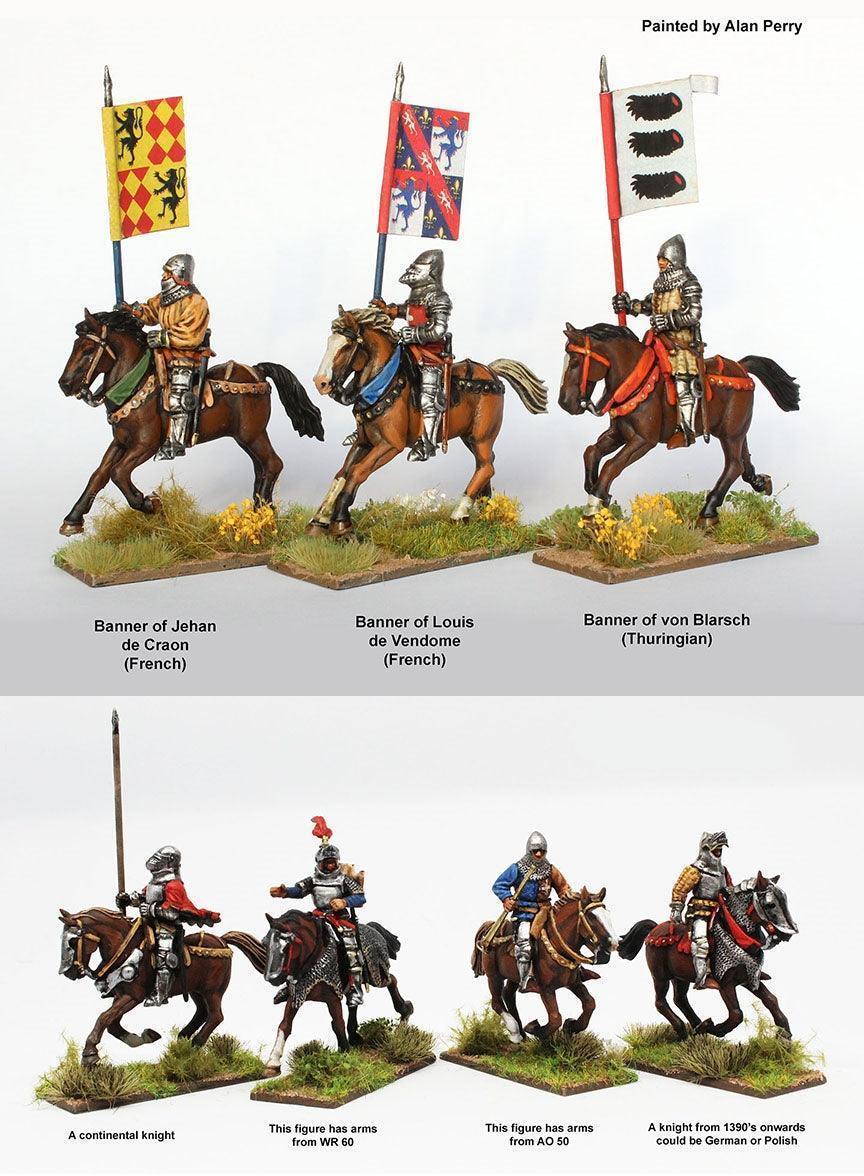 Perry Miniatures - Agincourt Mounted Knights 1415-1429 (Plastic) - Gap Games