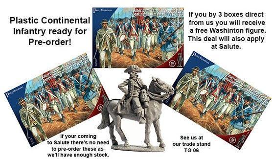 Perry Miniatures - Plastic American War of Independence Continental Infantry 1776-1783 - Gap Games