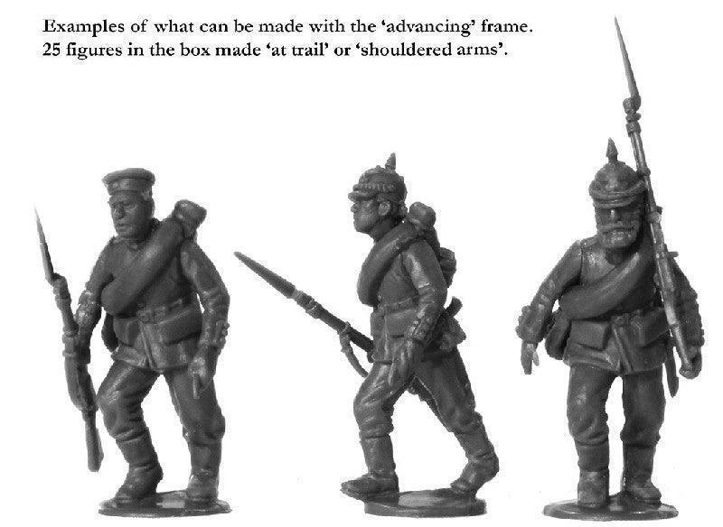 Perry Miniatures - Plastic Franco Prussian War Prussian Infantry Advancing 1870-71 - Gap Games