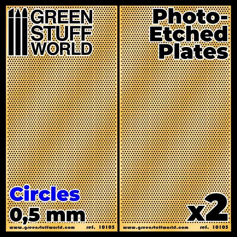 Photo-etched Plates - Circles - Size S (2 pcs) - Gap Games