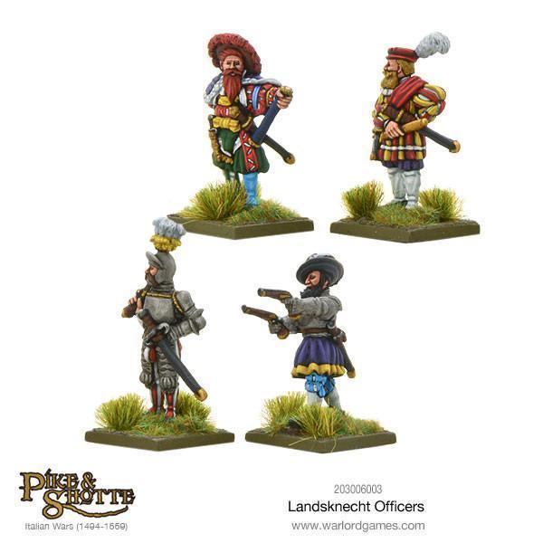 Pike and Shotte Landsknecht Officers - Gap Games