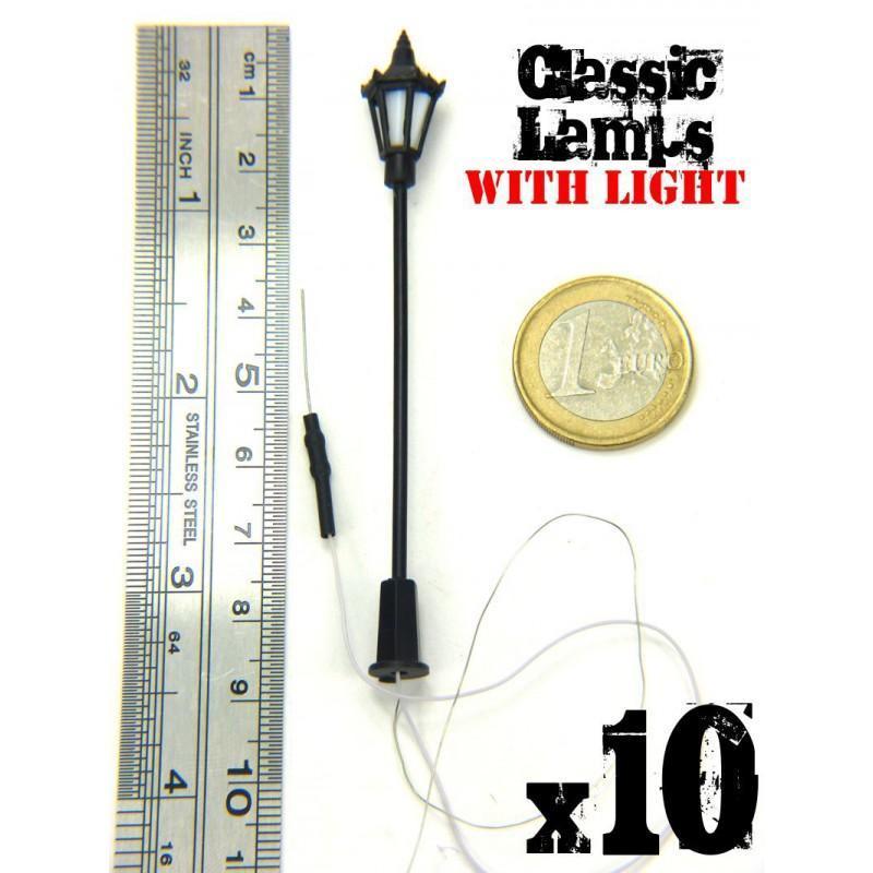 Plastic Classic Lamps 8,50cm - Pack x 10 - Gap Games