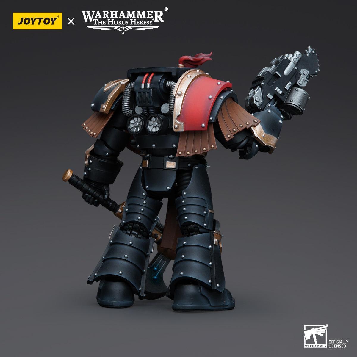 Pre-Order Warhammer Collectibles: 1/18 Scale Sons of Horus Justaerin Terminator Squad Justaerin w Power Axe - Gap Games