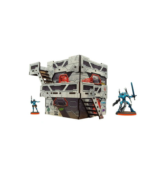 Micro Art Studio - Precinct Sigma Cubicle (2) PREPAINTED (grey)